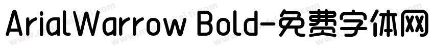 ArialWarrow Bold字体转换